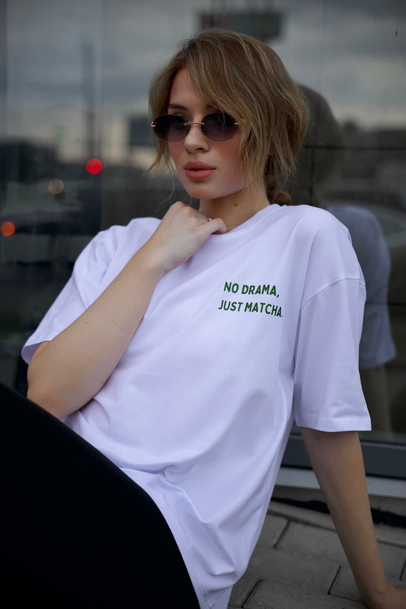 Футболка «No Drama, Just Matcha»