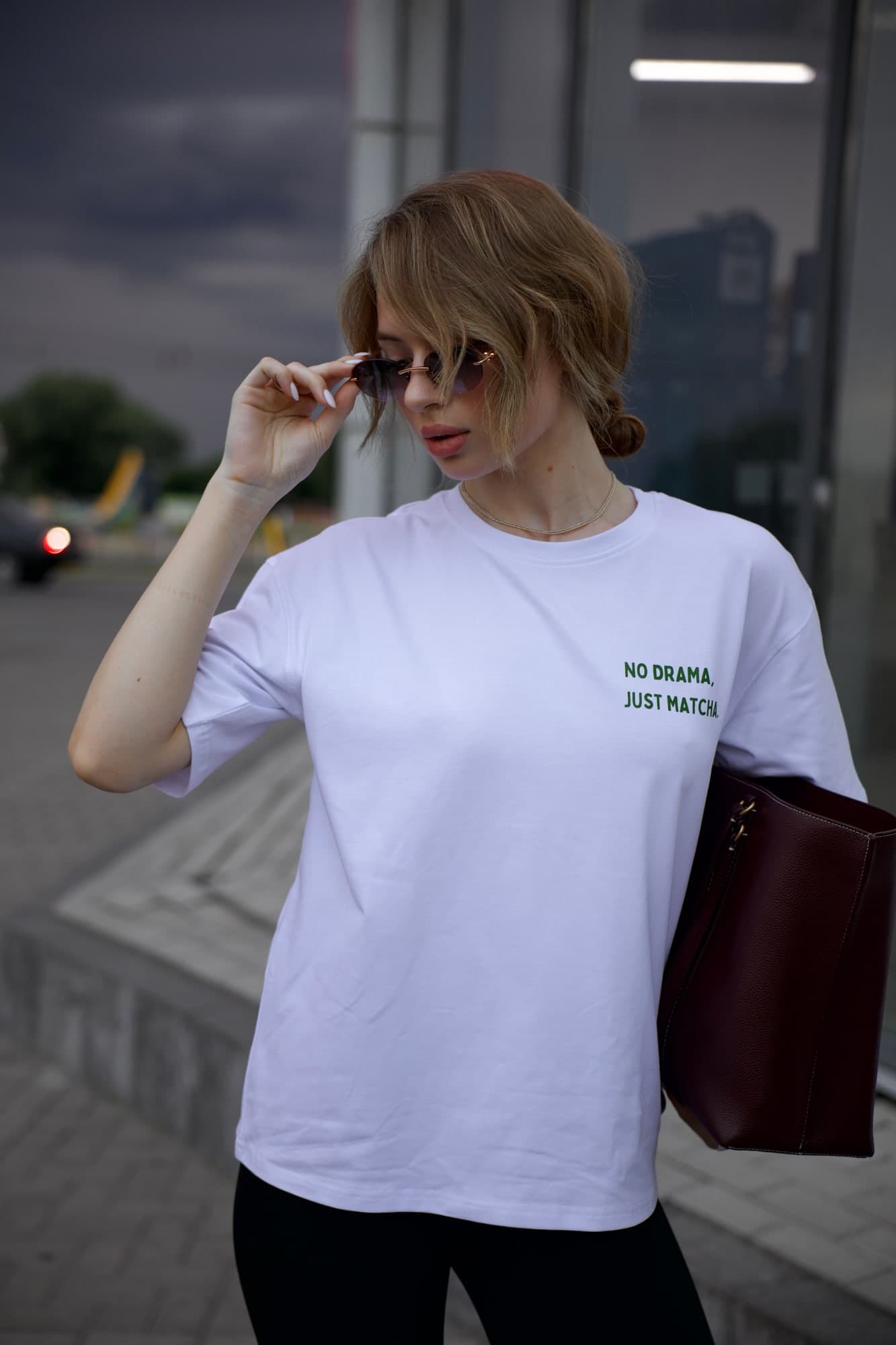 Футболка «No Drama, Just Matcha» - alternate view