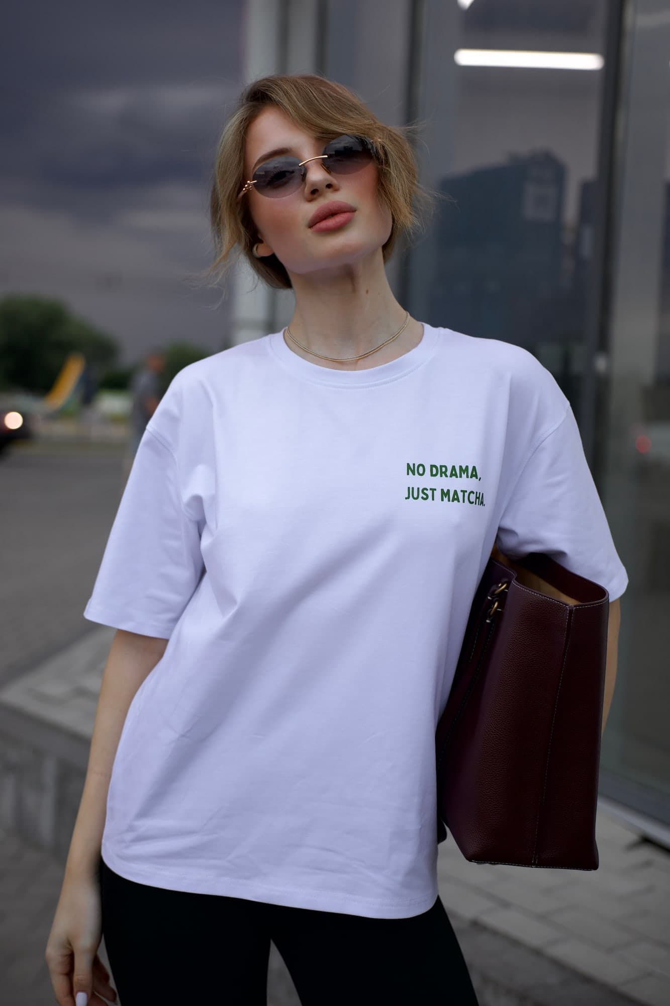 Футболка «No Drama, Just Matcha» thumbnail 3